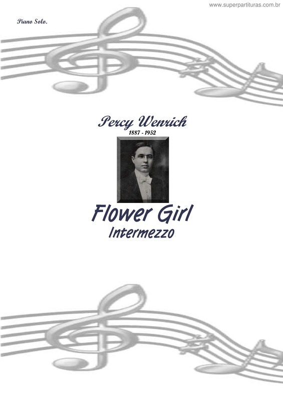 Partitura da música Flower Girl