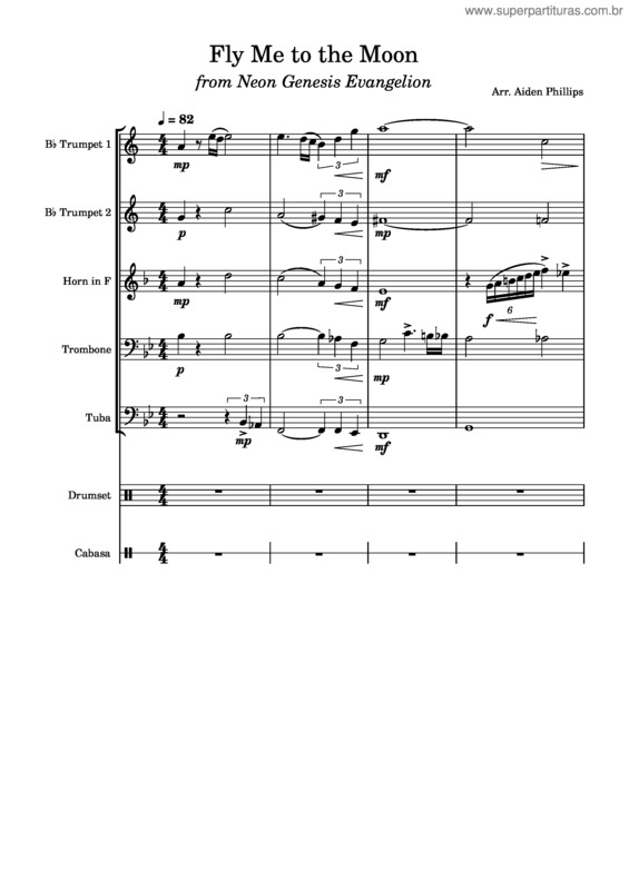 Partitura da música Fly Me To The Moon v.20