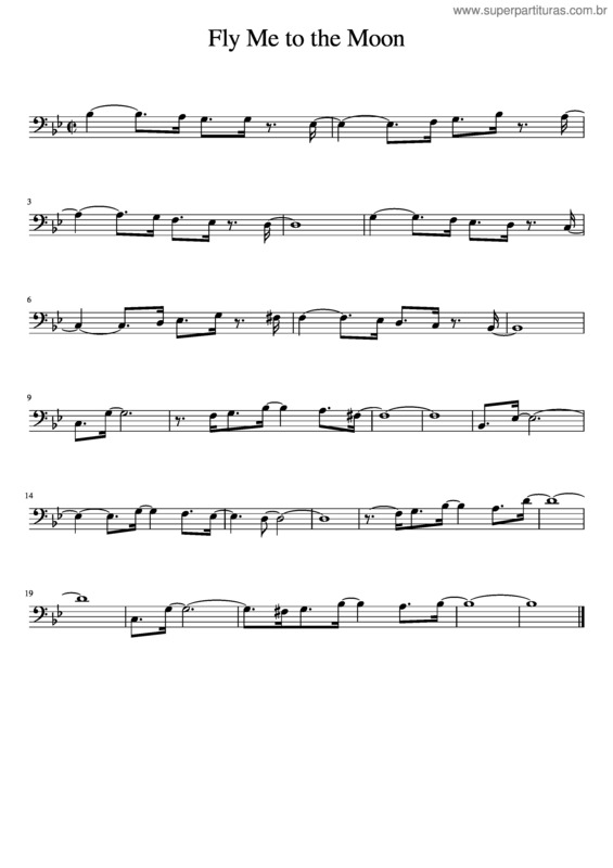 Partitura da música Fly Me To The Moon v.33