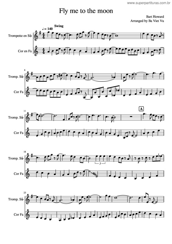 Partitura da música Fly Me To The Moon v.38