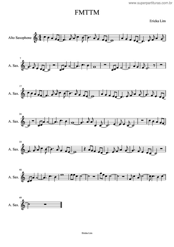 Partitura da música Fly Me To The Moon v.47