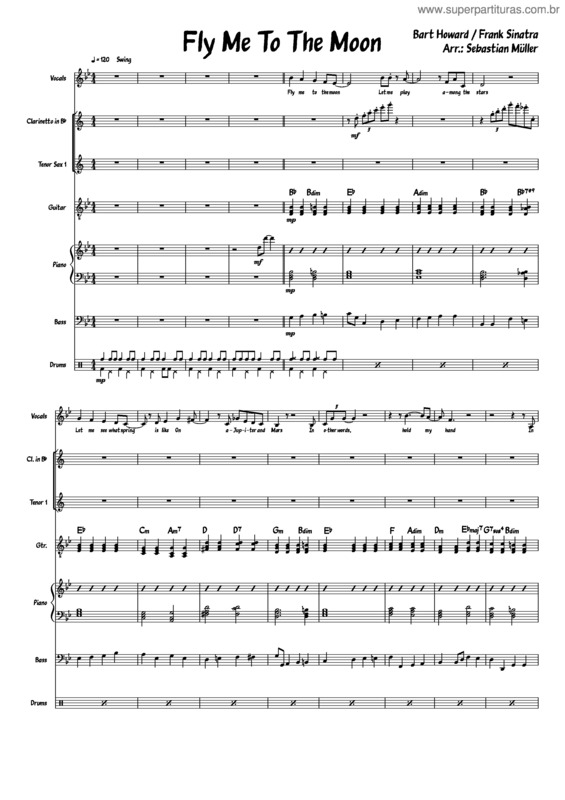 Partitura da música Fly Me To The Moon v.51