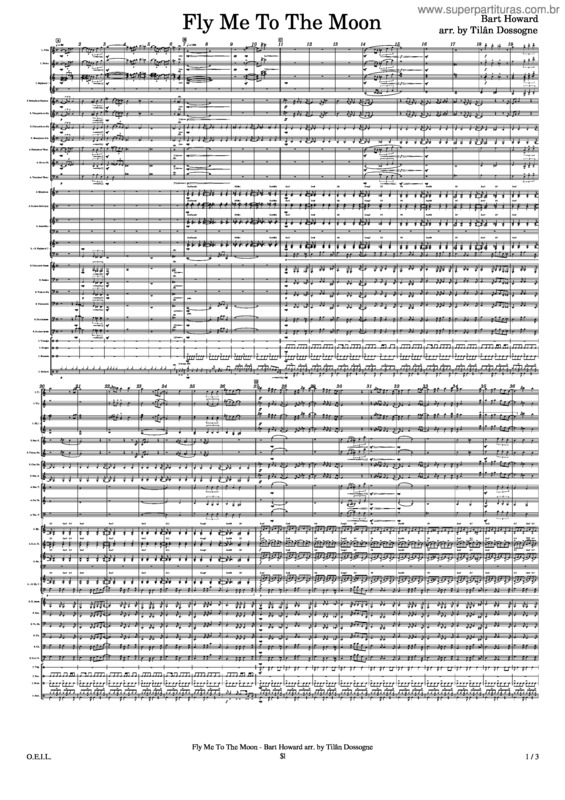 Partitura da música Fly Me To The Moon v.55