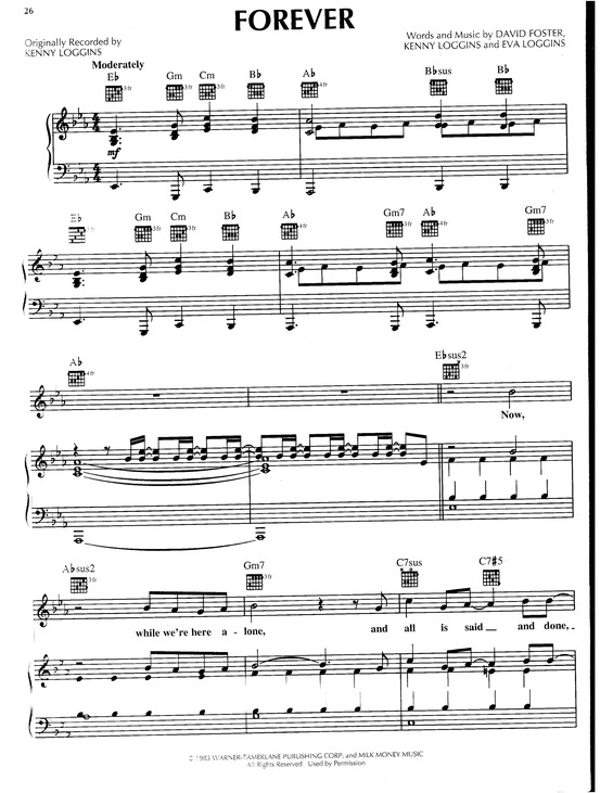 Partitura da música Forever v.7