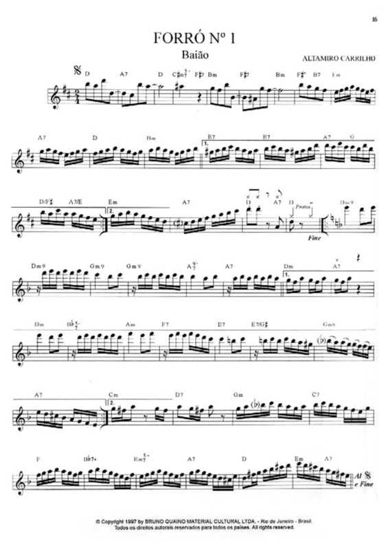 Partitura da música Forró Nº 1