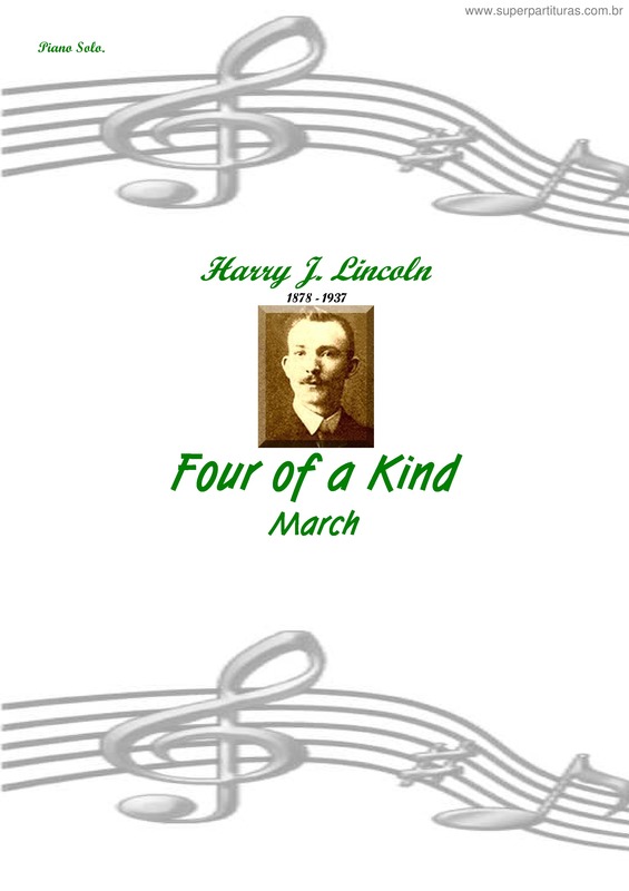 Partitura da música Four of a Kind