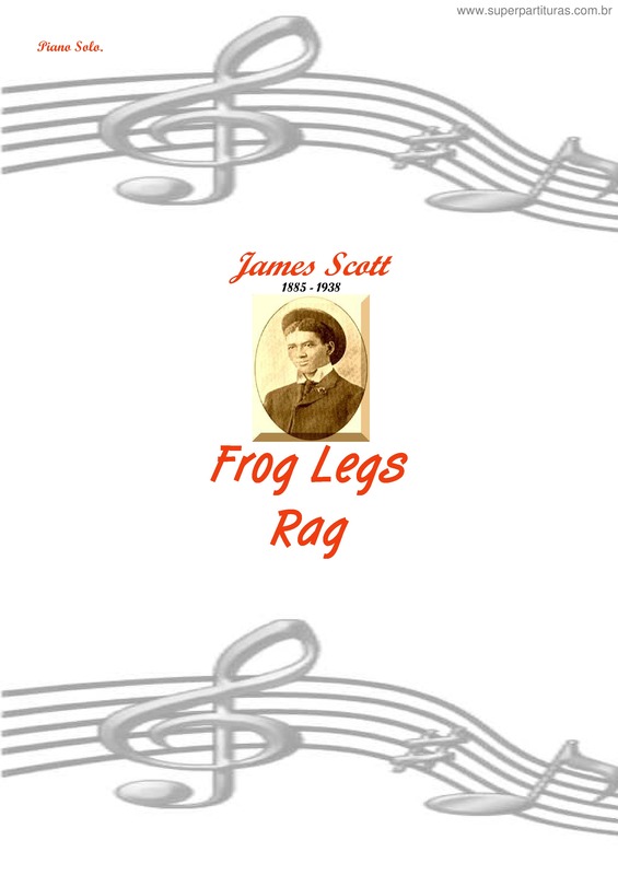 Partitura da música Frog Legs Rag