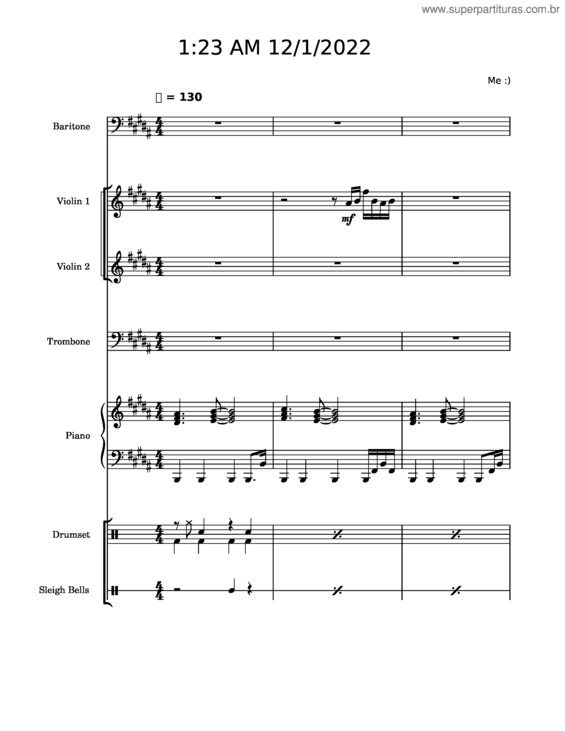 Partitura da música Frostown – Mario & Sonic At The Olympic Winter Games