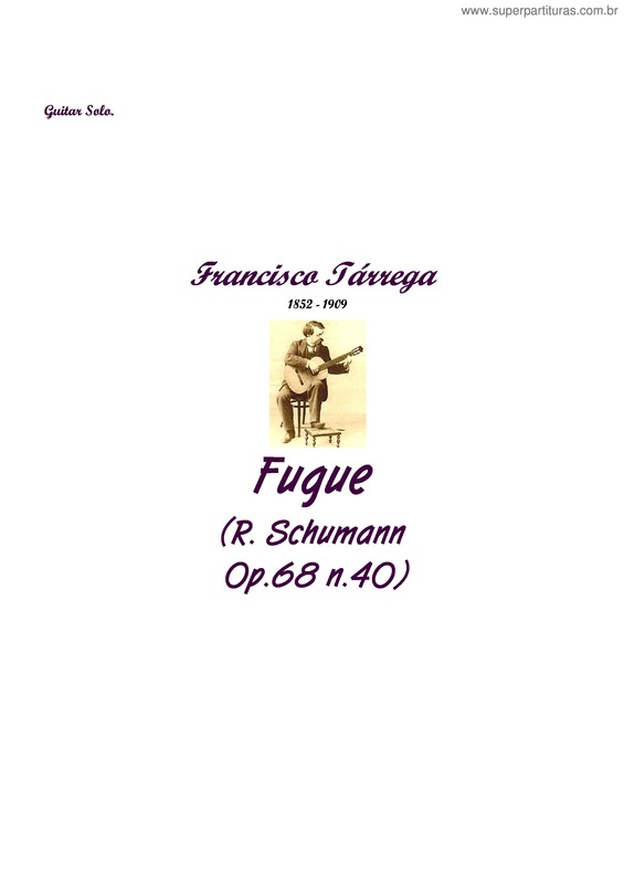 Partitura da música Fugue v.6