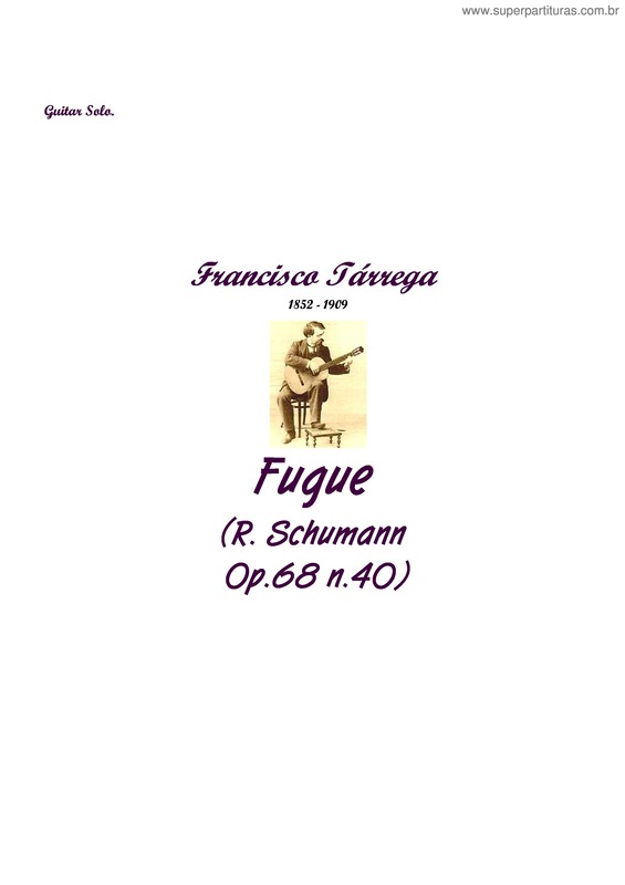 Partitura da música Fugue v.6