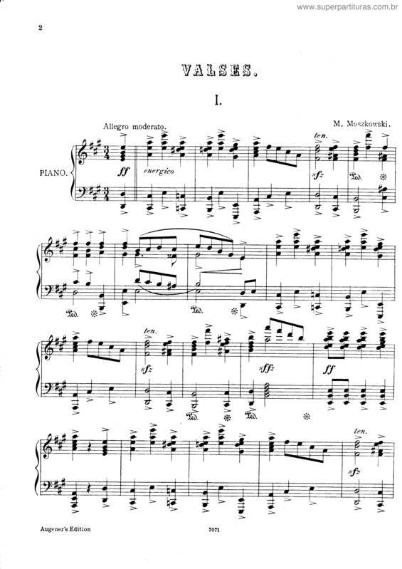Partitura da música Fünf Walzer v.2