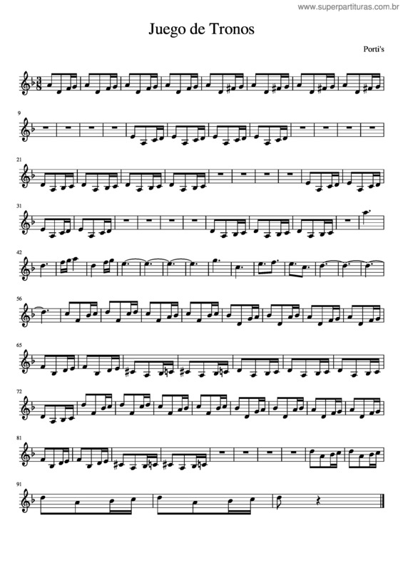 Partitura da música Galapagos Del Misterio