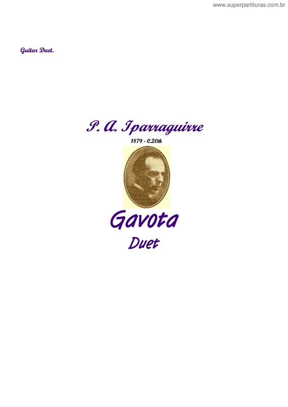 Partitura da música Gavota v.4