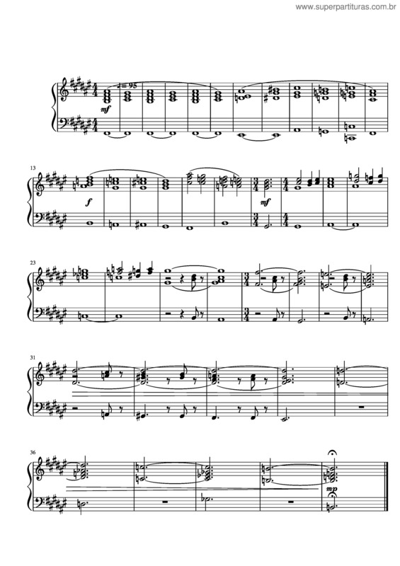Partitura da música Genesis – Watcher Of The Skies