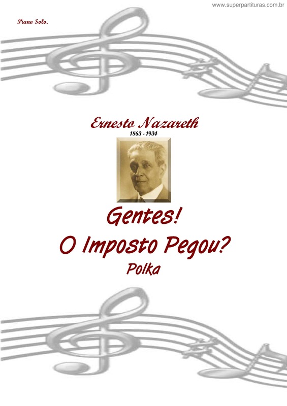 Partitura da música Gentes! O Imposto Pegou? v.2