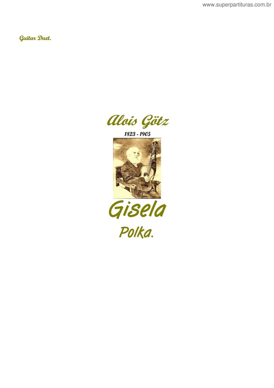 Partitura da música Gisela