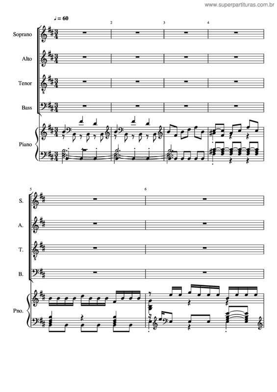 Partitura da música Gloria – Rv589 02 Et In Terra Pax