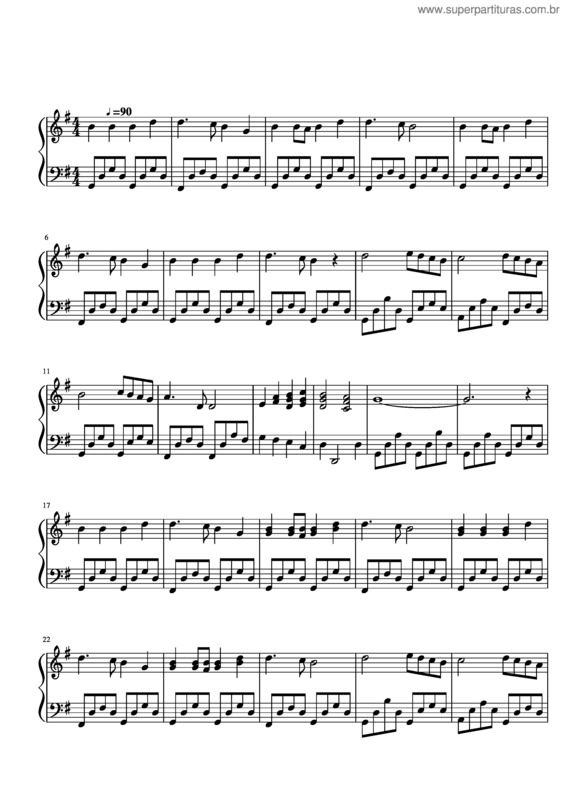 Partitura da música Gloria In Excelsis Deo v.4