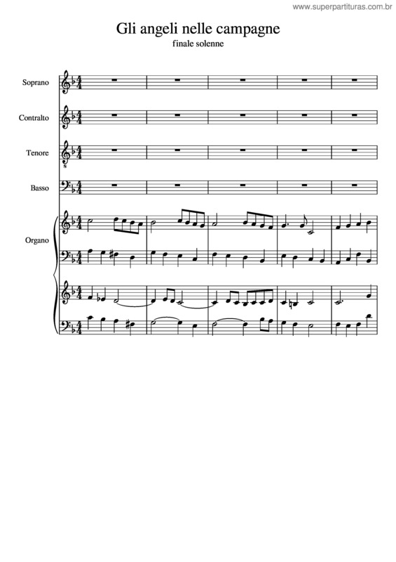 Partitura da música Gloria In Excelsis Deo v.6