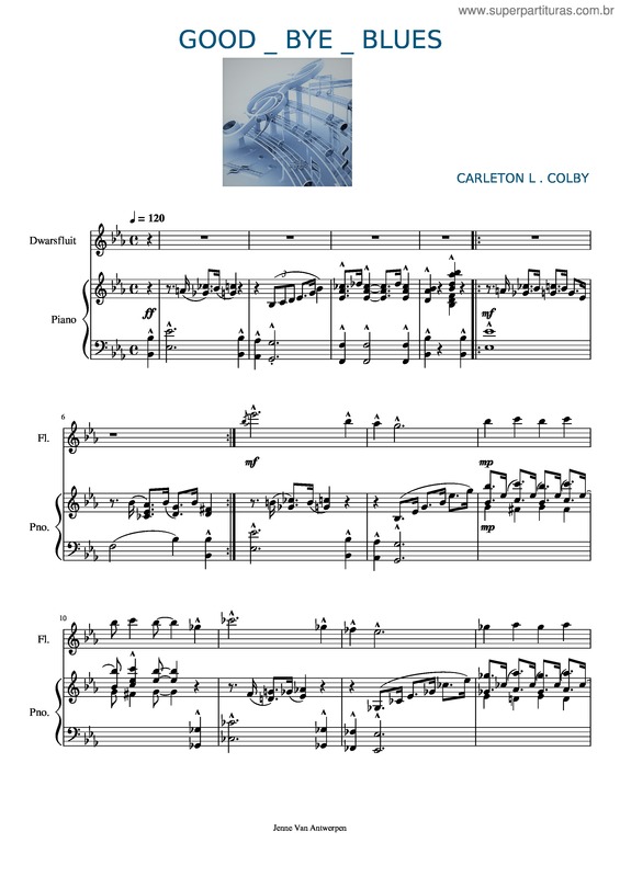 Partitura da música Good – Bye – Blues – Carleton L. Colby