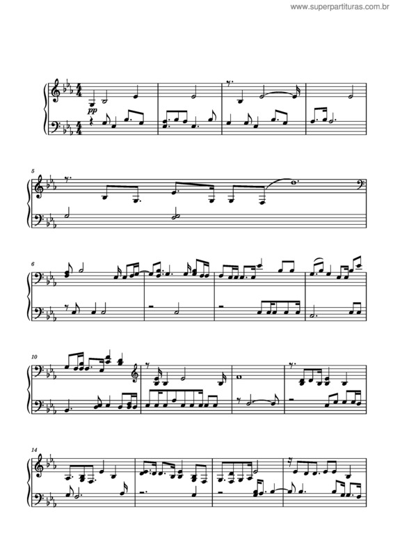 Partitura da música Gosto De Ti – David Carreira