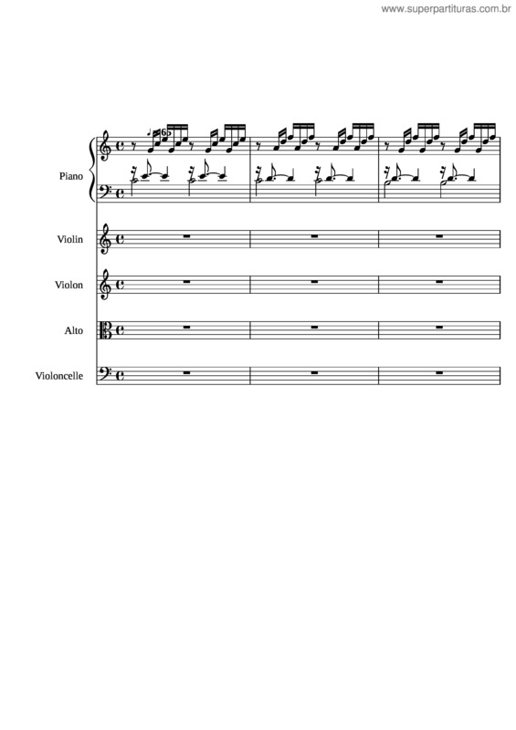 Partitura da música Gounod/Bach : Prélude No. 1 In C Major