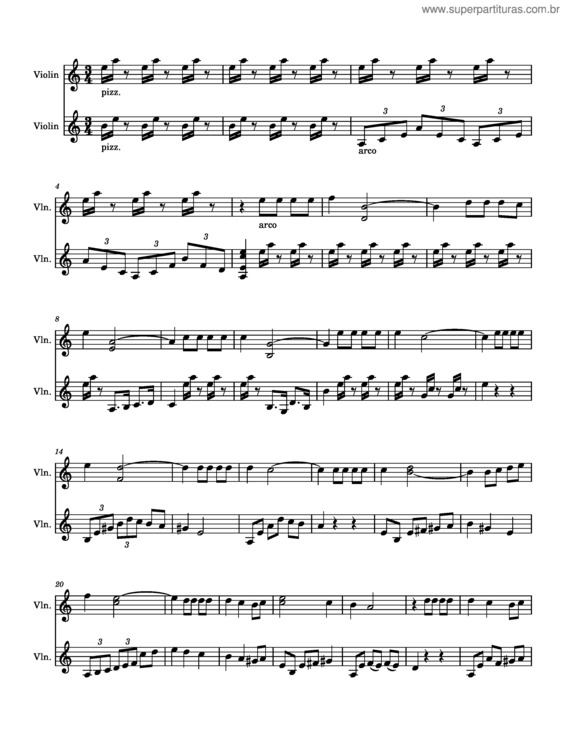 Partitura da música Gracias A La Vida v.11