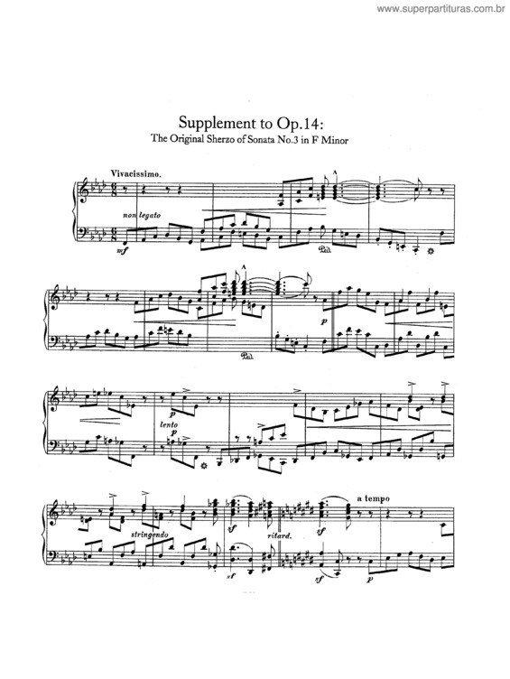 Partitura da música Grand Sonata No. 3 v.2