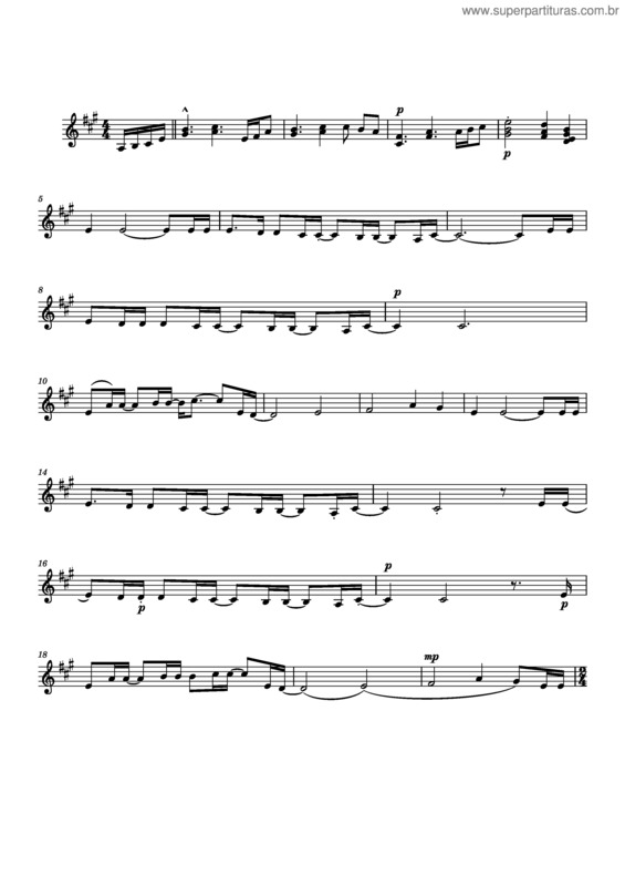 Partitura da música Grande É O Senhor v.13