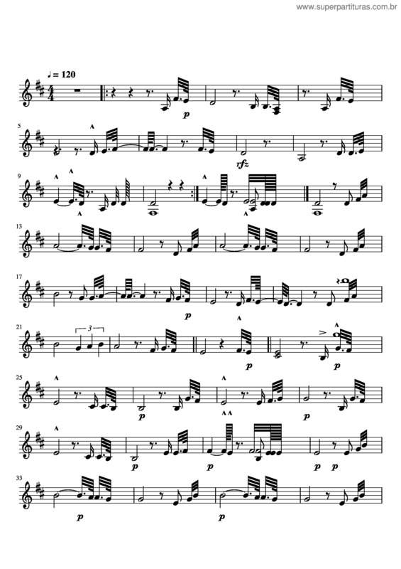 Partitura da música Gratidão v.15