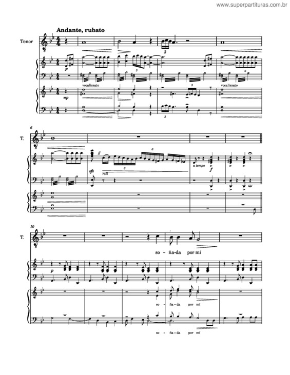 Partitura da música Guida Tenore Granada