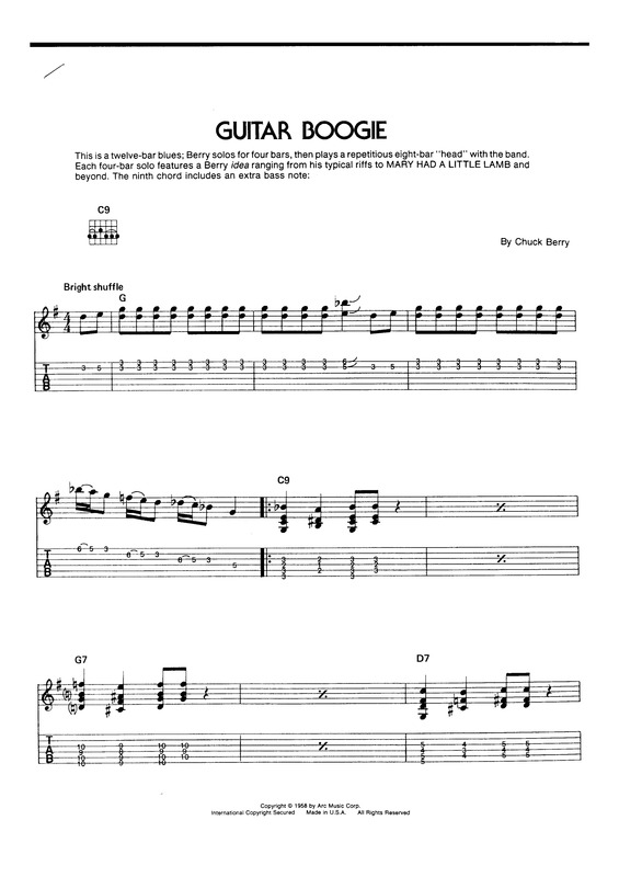 Partitura da música Guitar Boogie v.2