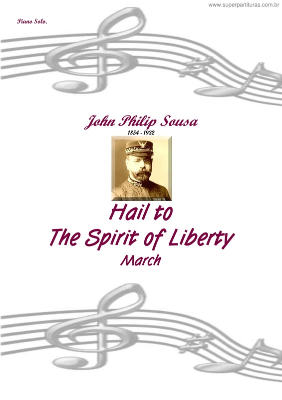 Partitura da música Hail to the Spirit of Liberty v.2