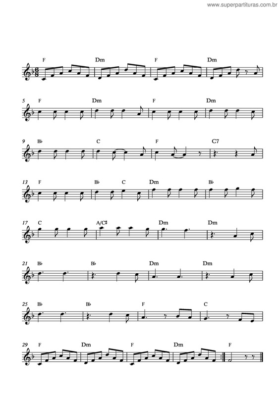 Partitura da música Hallelujah v.11
