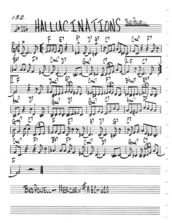 Partitura da música Hallucinations v.7