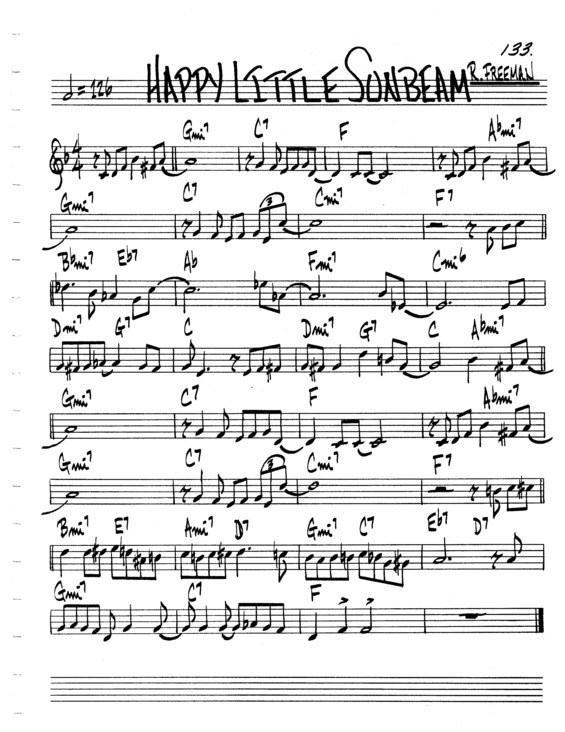Partitura da música Happy Little Sunbeam v.5