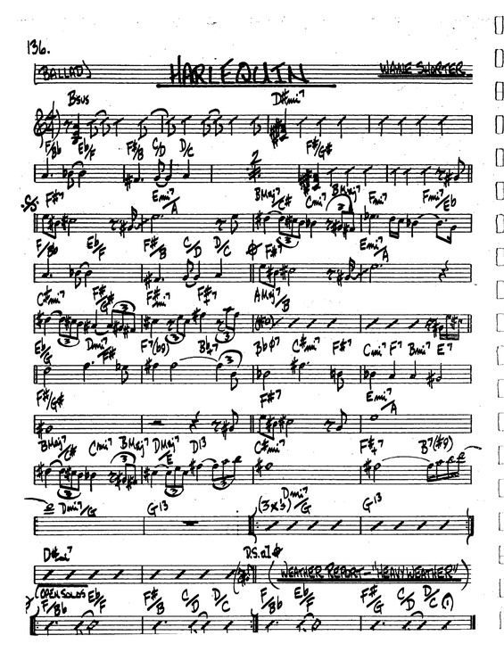 Partitura da música Harlequin v.8