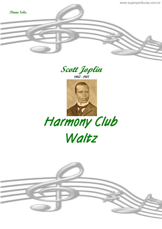 Partitura da música Harmony Club Waltz