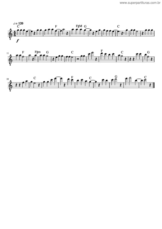 Partitura da música Harpa-Crista-Grandioso-Es-Tu Cifras