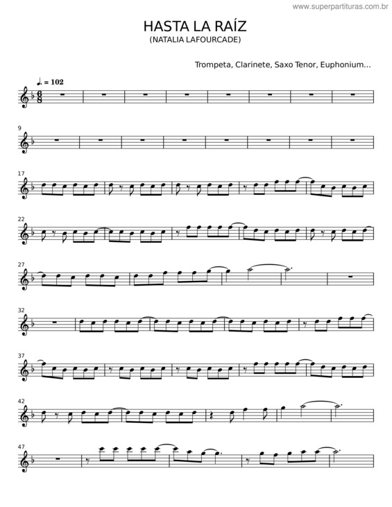 Partitura da música Hasta La Raiz – Natalia Lafourcade v.4