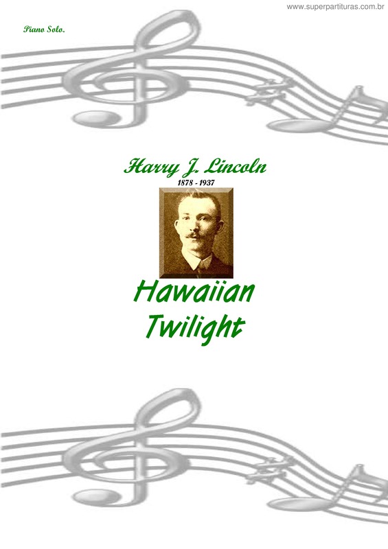 Partitura da música Hawaiian Twilight