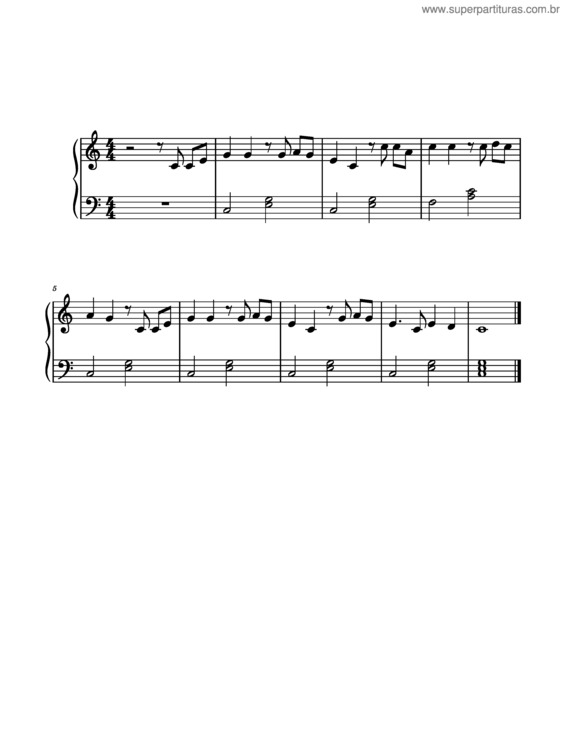 Partitura da música He Decidio Seguir A Cristo