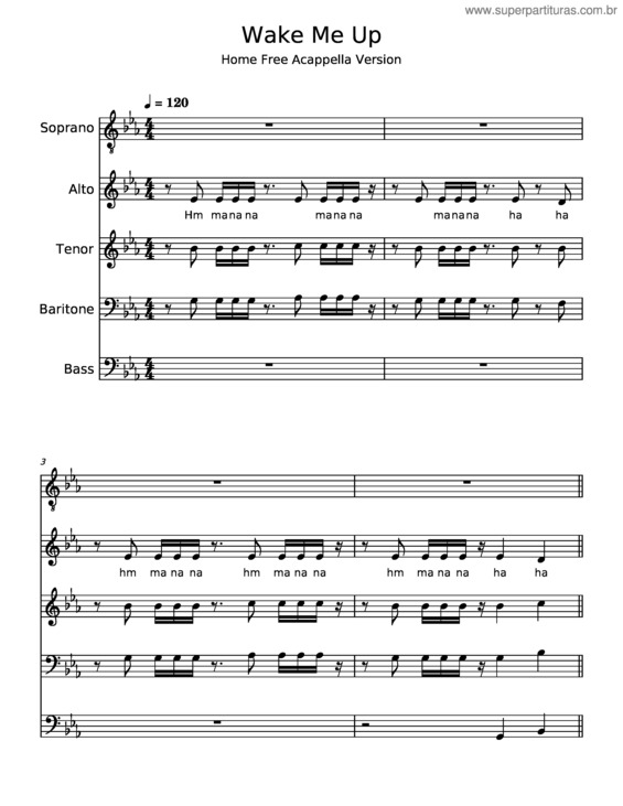 Partitura da música Heartstop – Dont Wake Me Up – Misc Unsigned Bands