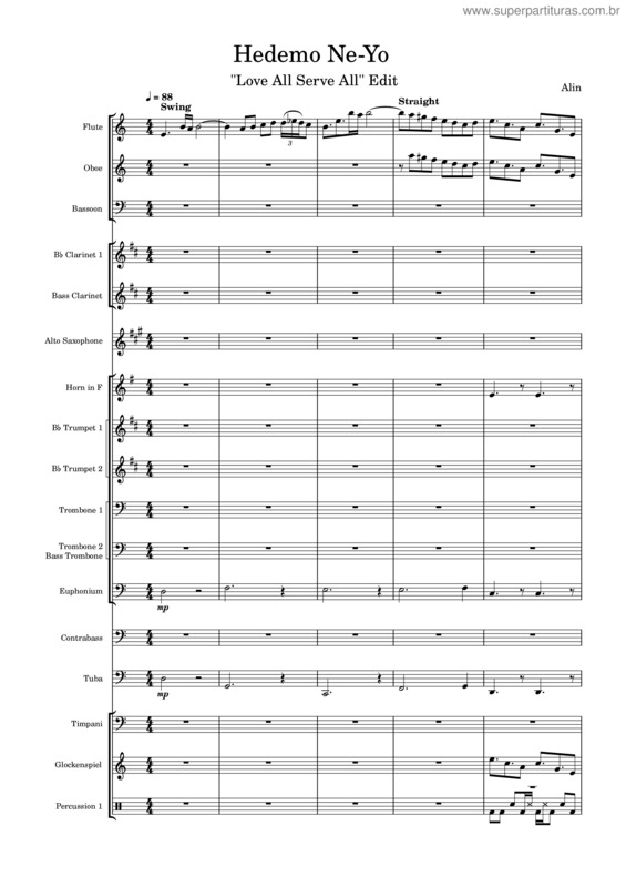 Partitura da música Hedemo Ne-Yo