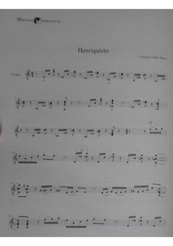 Partitura da música Henriquieto