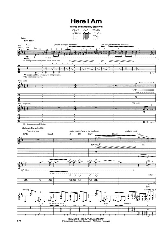 Partitura da música Here I Am