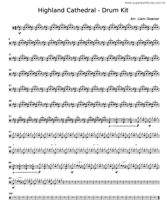Partitura da música Highland Cathedral – Misc Praise Songs v.3