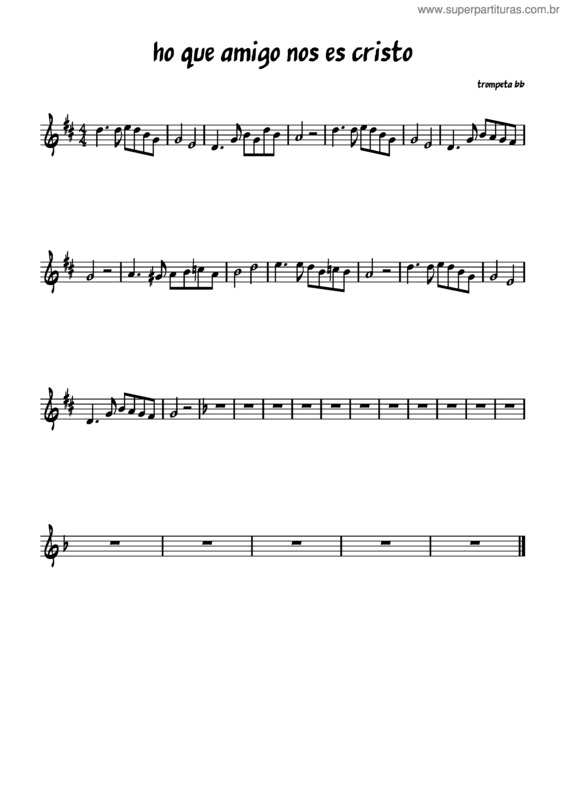 Partitura da música Ho Que Amigo Nos Es Cristo – Desconocido Ho Que Amigo Nos Es Cristo