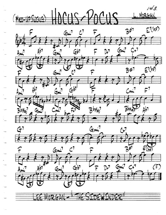 Partitura da música Hocus Pocus v.7