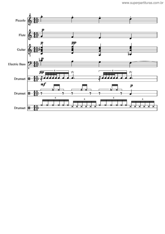 Partitura da música Hoje O Dia Esta Lindo!